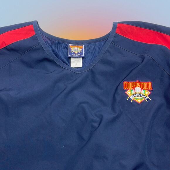 COOPERSTOWN DREAMS PARK Men’s Small Short Sleeve Warmup Coat - Picture 1 of 5